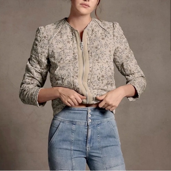 Blanknyc Forrest cropped zip up quilted jacket women’s - Picture 3 of 10